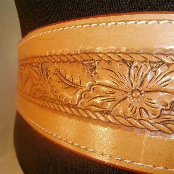 LEATHER SASH BELT